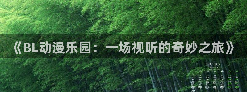 风车动漫是什么：《BL动漫乐园：一场视听的奇妙之旅》